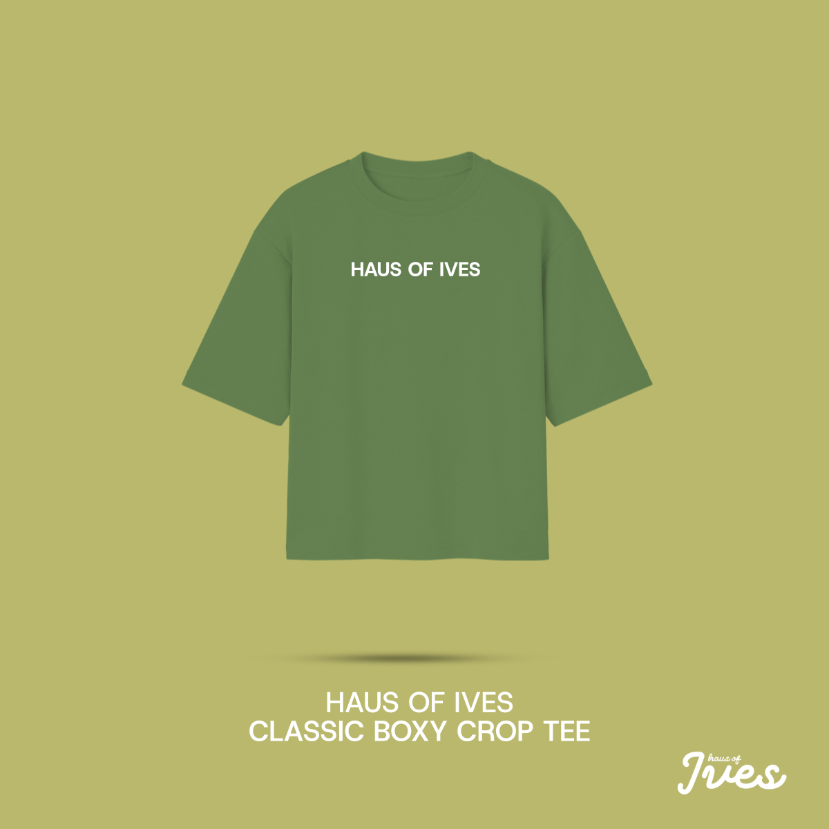 Haus of IVES | Classic Boxy Crop Tee